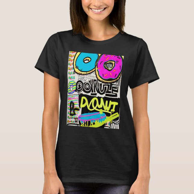 Munkgrafitti Pop Kostym Barn Kvinnor Män 1 T Shirt (Framsida)