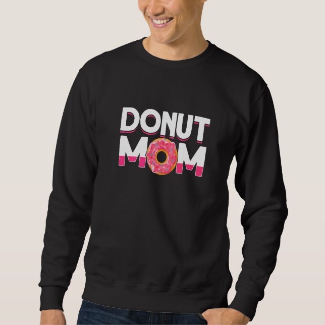 Munkmamma Munk Bakning Munk Lång Ärmad Tröja (Framsida)