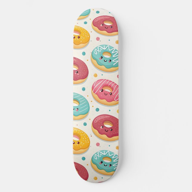 Munkmönster Mini Skateboard Bräda 18,5 Cm (Framsida)