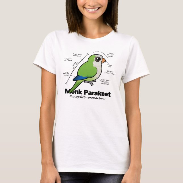 Munkparakiterstatistik Tee Shirt (Framsida)