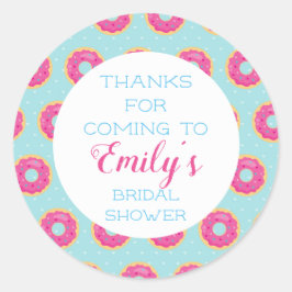 Munkparty Tack Sticker Runt Klistermärke