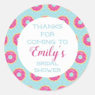 Munkparty Tack Sticker Runt Klistermärke