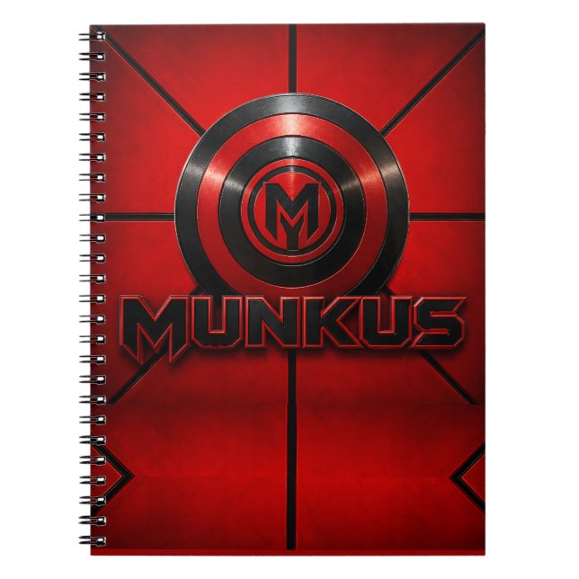 munkus anteckningsbok/munkus emblem dagbok anteckningsbok (Framsidan)