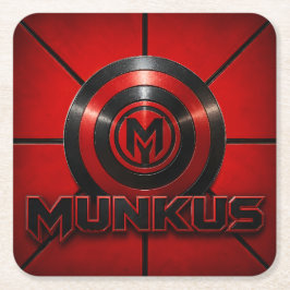 munkus dricksunderlägg/kök/bar/doktor underlägg papper kvadrat