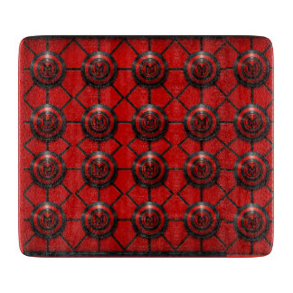 munkus emblem Glasskärbräda/köket
