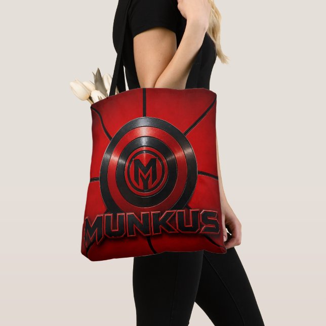munkus emblem streetwear/liga av Kings handväskor Tygkasse (Närbild)