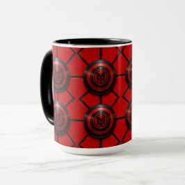 munkus Kaffe tid/kaffekopp sköld emblem Mugg