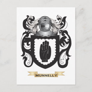 Munnellys Jackande av Arm (Family Crest) Vykort