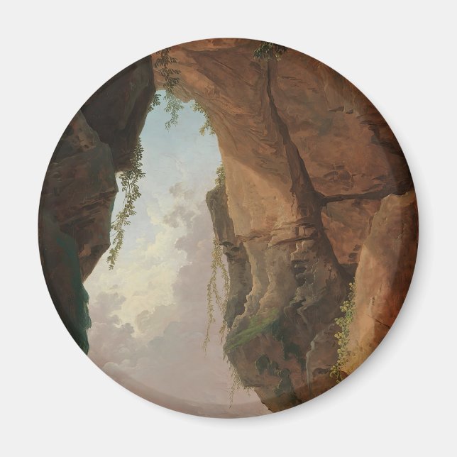Munnen av en grotta (1784) Hubert Robert Magnet (Framsidan)