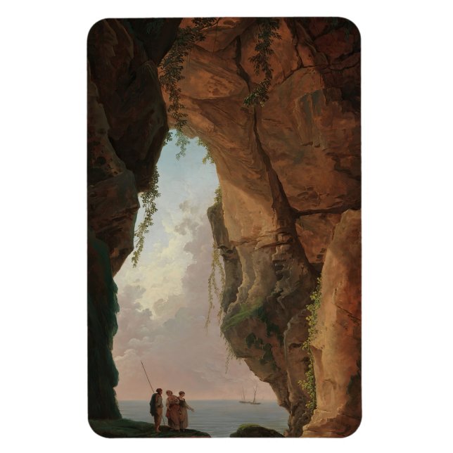 Munnen av en grotta (1784) Hubert Robert Magnet (Vertikal)