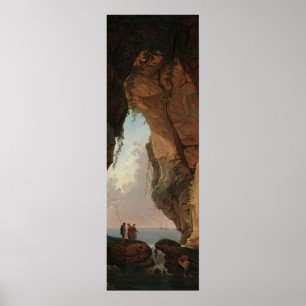 Munnen av en grotta (1784) Hubert Robert Poster