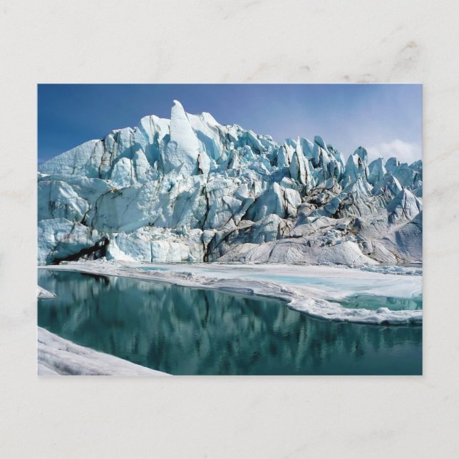 Munnen från Matanuska Glacier i Alaska Vykort (Framsida)