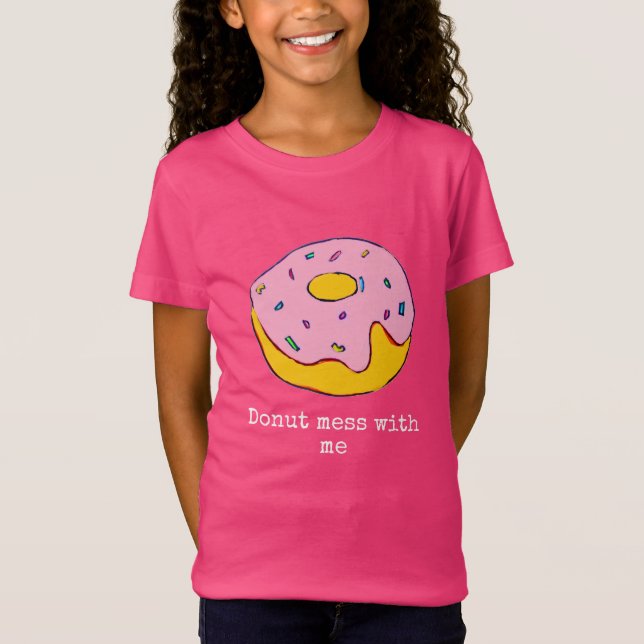 Munnlig lustig slogan söt matkonst t shirt (Framsida)