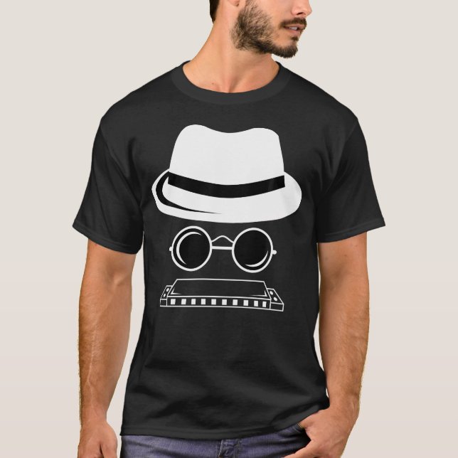Munnspels Hatt Musikorkester T Shirt (Framsida)
