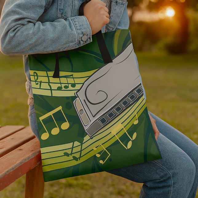 Munnspelsblues och folkmusik tygkasse (Skapare uppladdad)