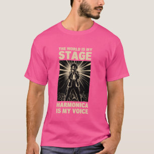 Munnspillor för nybörjare Munnorgelspelarens munns T Shirt