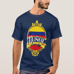 Munoz Family Colombia flagga T Shirt