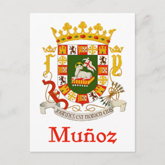 Munoz Shield of Puerto Rico Vykort