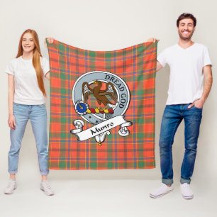 Munro Ancient Klan Badge Tartan Play Fleecefilt
