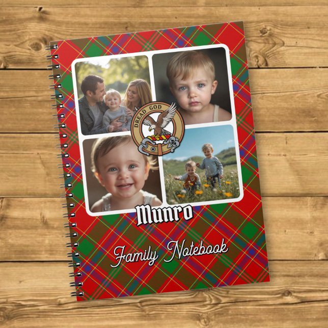 Munro familjefotokollage anteckningsbok (Skapare uppladdad)