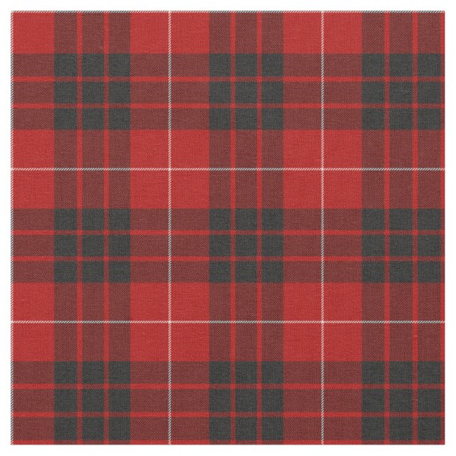 Munro-Klan Scottish Tartan Play Mönster Tyg (Närbild)