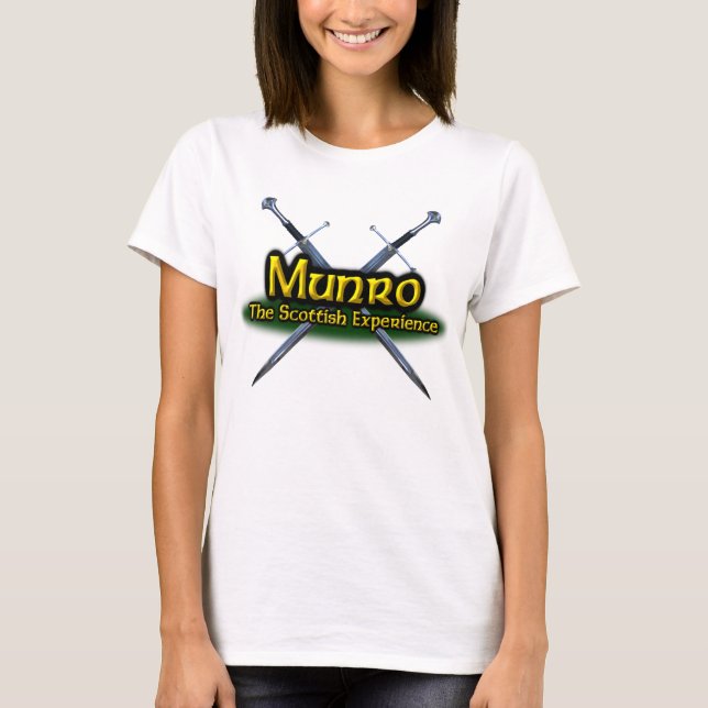 Munro Scottish Experience Klan T Shirt (Framsida)