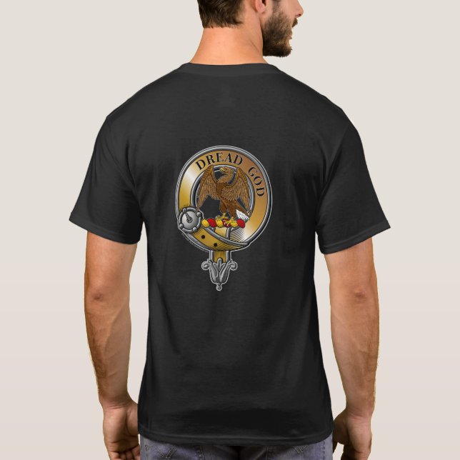 Munro-Vapensköld-märke T Shirt (Baksida)