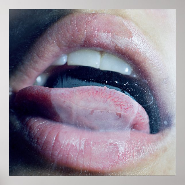 MunSlickande ånga Poster (Framsidan)