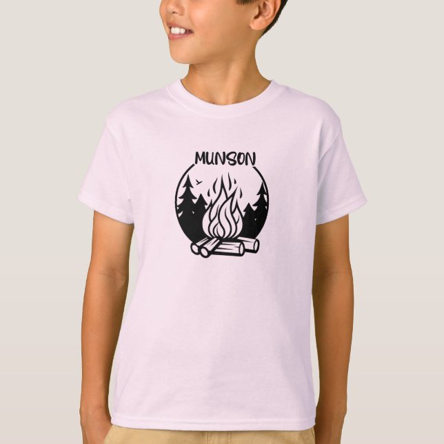 Munson Camping T Shirt (Framsida)