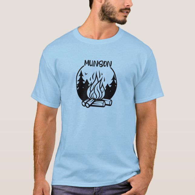 Munson Camping T Shirt (Framsida)