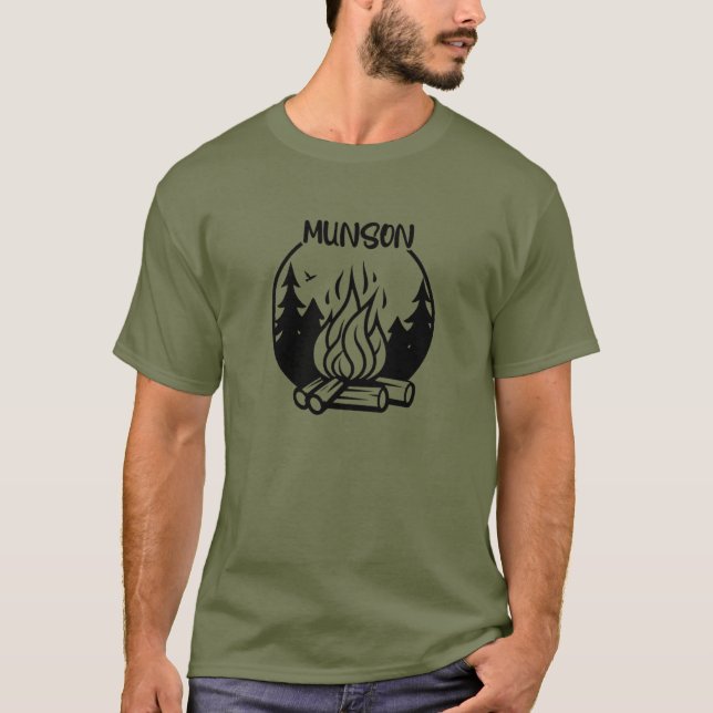 Munson Camping T Shirt (Framsida)