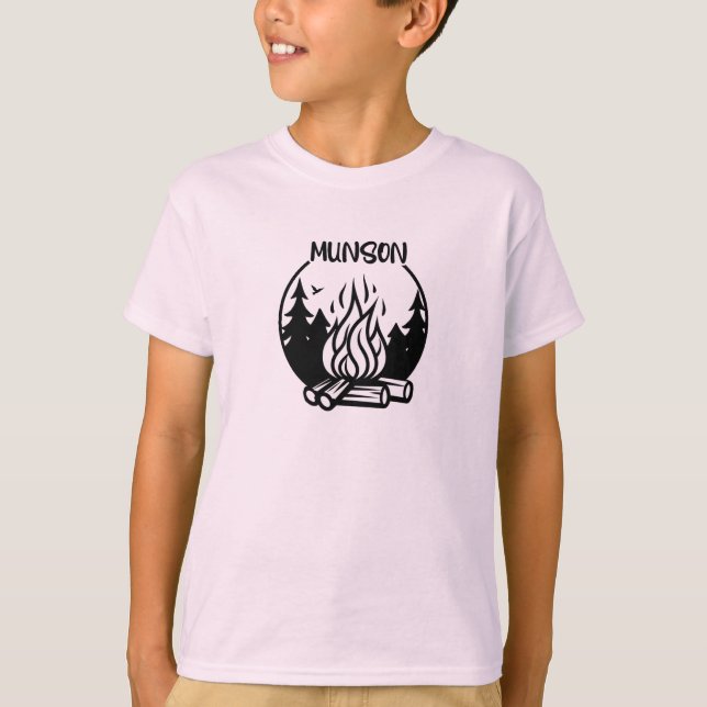 Munson Camping T Shirt (Framsida)