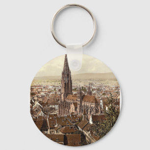 Munster, Freiburg, Baden, Tyskland magnifikt Nyckelring