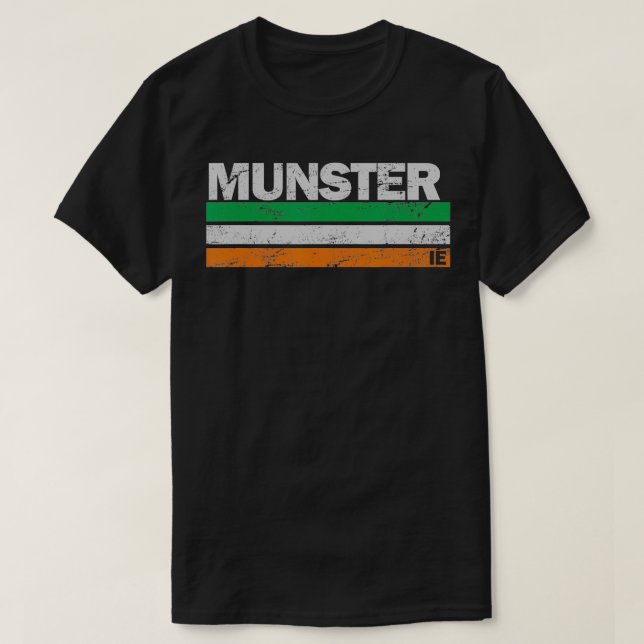 Munster Ireland Flagga Irish Pride T Shirt (Design framsida)