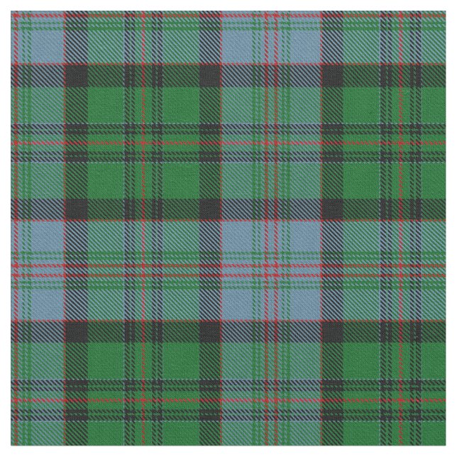 Munster Irish Province Tartan Tyg (Närbild)