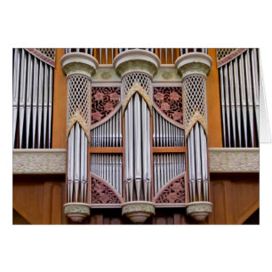 Münster pipe organ hälsningskort