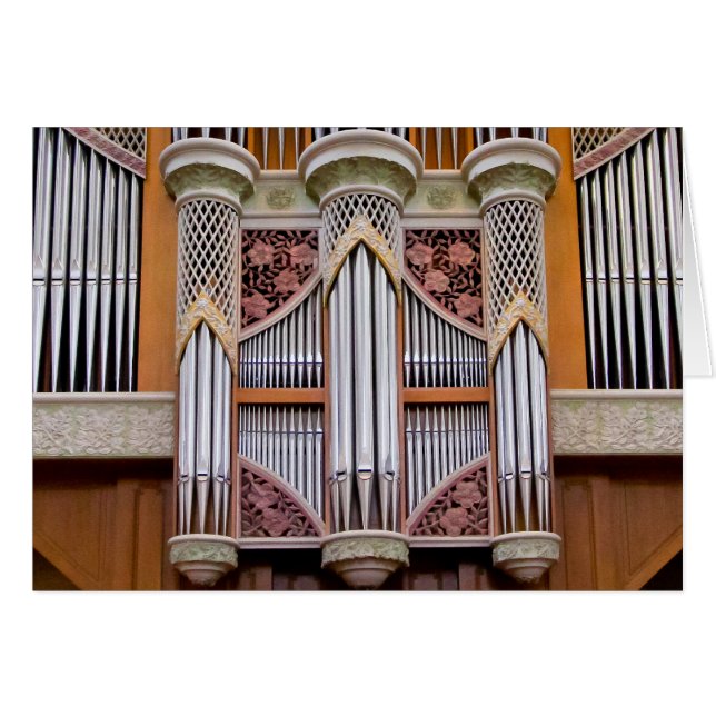 Münster pipe organ hälsningskort (Framsidan Horizontal)