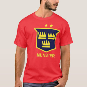 Munster retro Classic stil för retro Irish rugby T Shirt