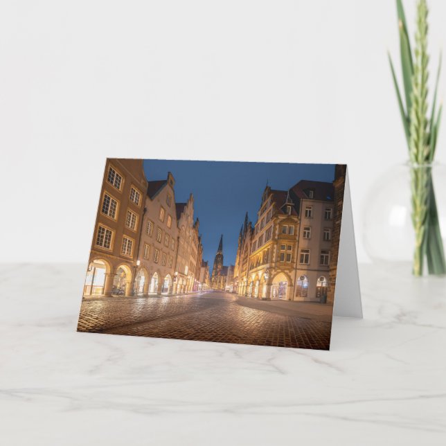 Münster Tyskland Kort (Framsida)