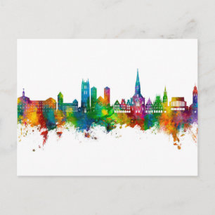 Münster Tyskland Skyline Vykort