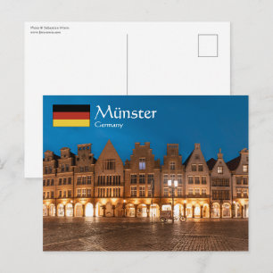 Münster Tyskland Vykort