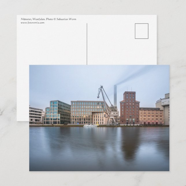 Münster Tyskland Vykort (Fram/baksida)