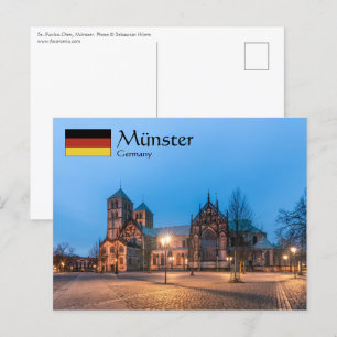 Münster Tyskland Vykort
