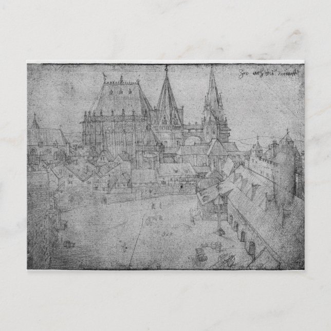 Munstern i Aachen, 1520 Vykort (Framsida)