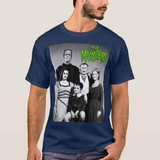 Munsters familjen 60-tal rolig t shirt