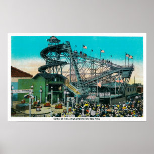 Munterhetritter på Piken, Long Beach Poster