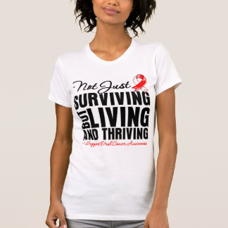 Muntlig cancer som överlever men bor inte precis tee shirt