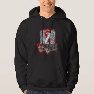 Muntlig fjäril för canceröverlevandevintage sweatshirt