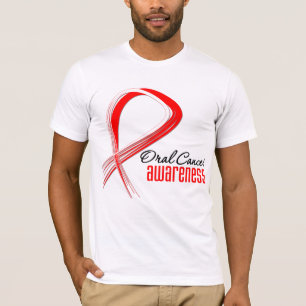 Muntligt band för cancermedvetenhetGrunge Tee Shirt