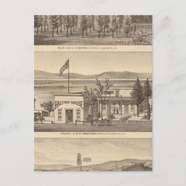 Munyan, Armstrong, Kapp fastigheter Vykort (Framsida)